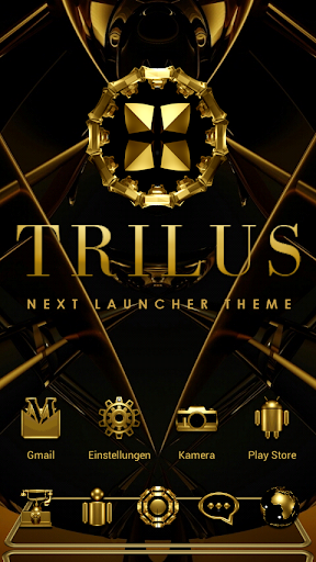 Next Launcher Theme Trilus 3D