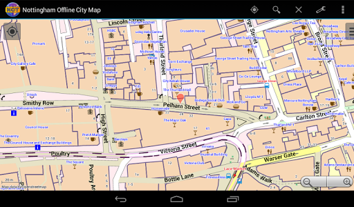 【免費旅遊App】Nottingham Offline City Map-APP點子