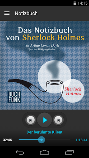 Notizbuch von Sherlock Holmes