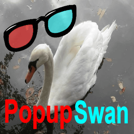 3D Popup Swan LOGO-APP點子