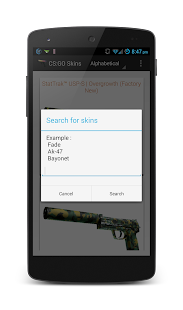 CS:GO Skins Database - screenshot thumbnail