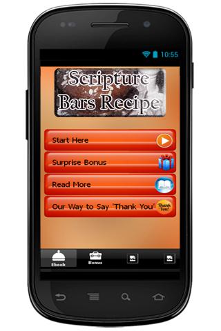 Recipe For Scripture Bars