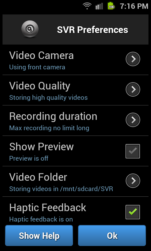 Secret Video Recorder Pro - screenshot