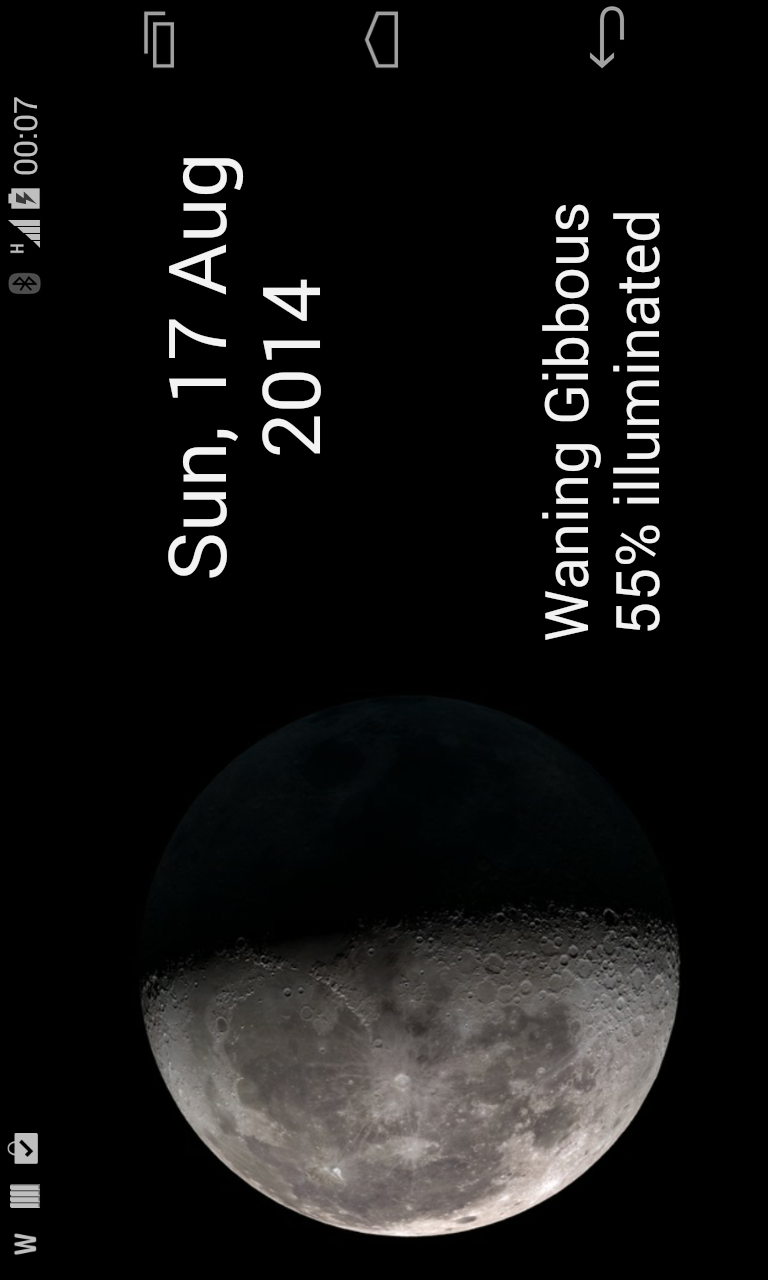 Lunar Phase Pro Screen 3