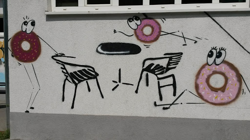 Donuts Tanke Graffiti