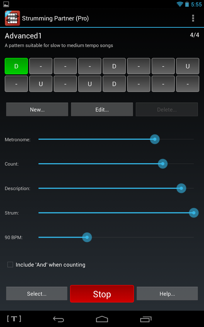 Strumming Partner (Pro) Screen 2
