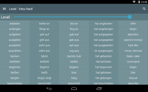 【免費教育App】German Irregular Verbs-APP點子