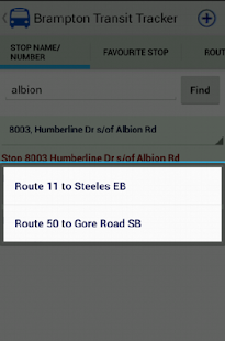 Brampton Transit Tracker Screenshots 2