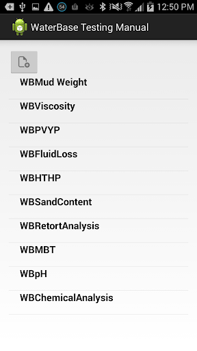 WaterBase Mud Testing Manual