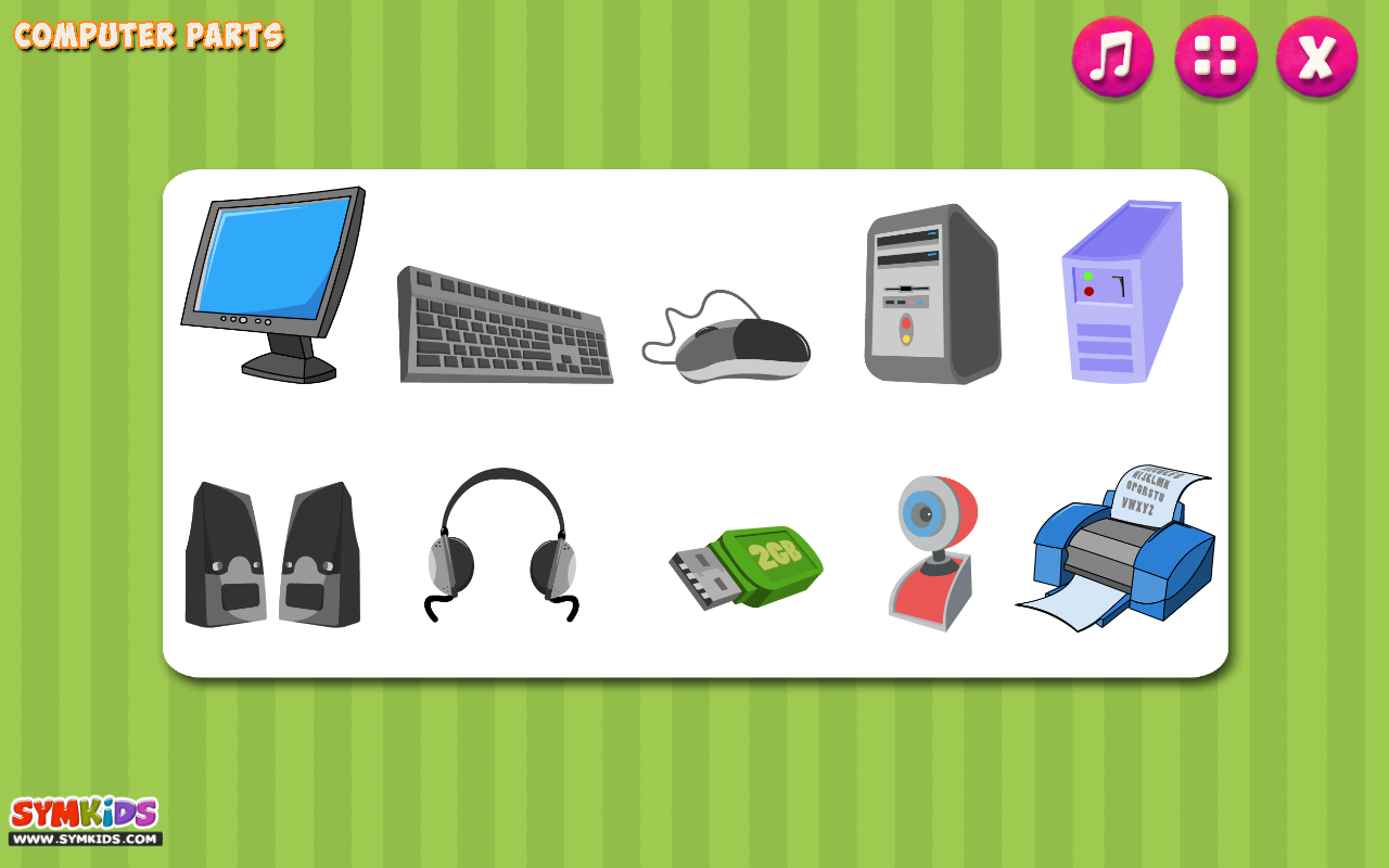 computer parts kids