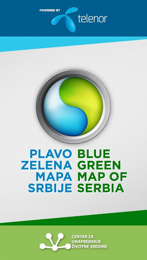 Plavo zelena mapa Srbije