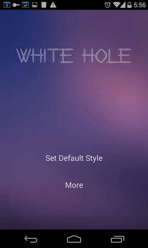 White Hole Live