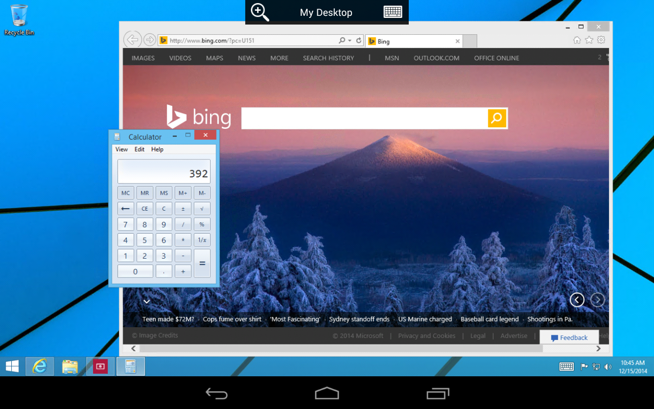    Microsoft Remote Desktop Beta- screenshot  