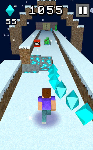 【免費動作App】Creeper Run: Frozen Nights-APP點子