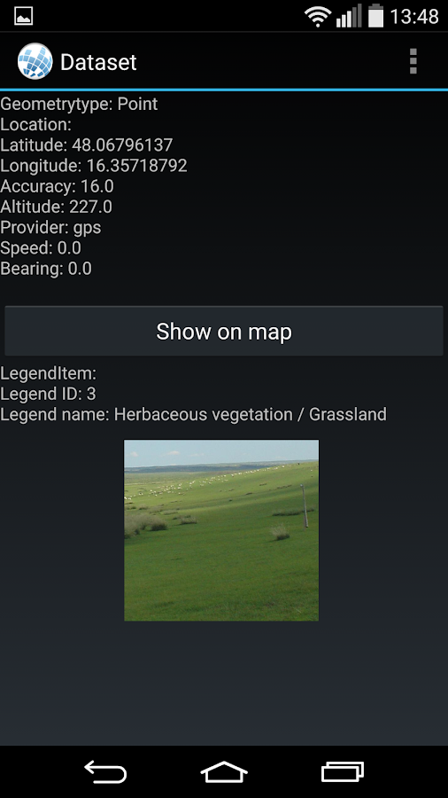   Geo-Wiki Pictures – snímka obrazovky 