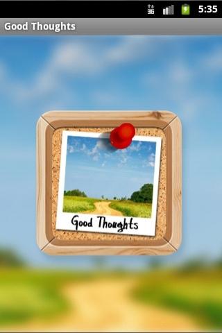 【免費生產應用App】Good Thoughts-APP點子