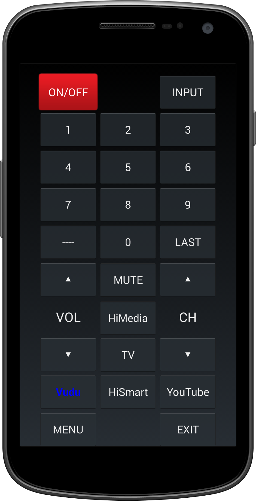 Android application Remote for Hisense (EN-33926A) screenshort
