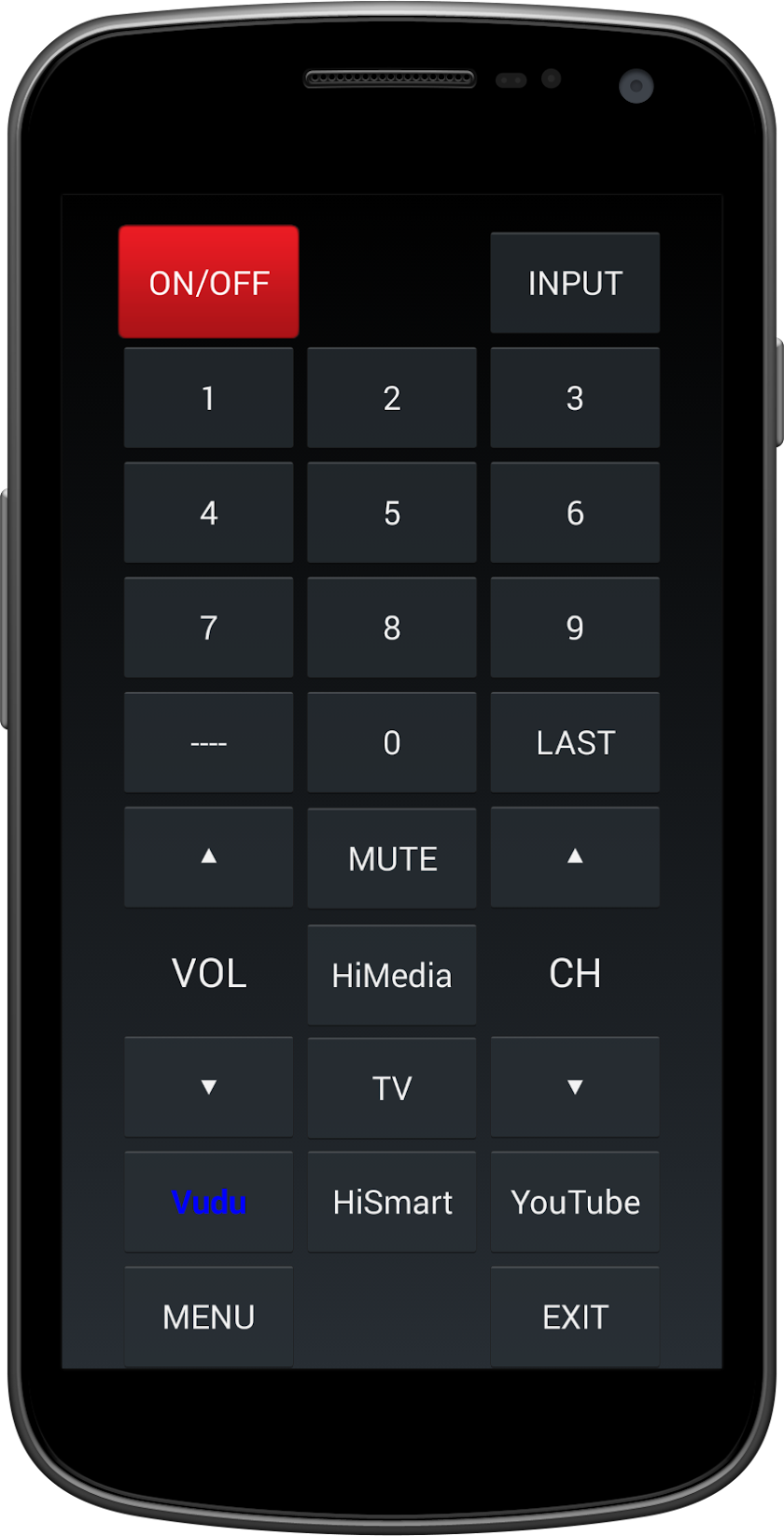 Remote for Hisense (EN-33926A) Screen 1