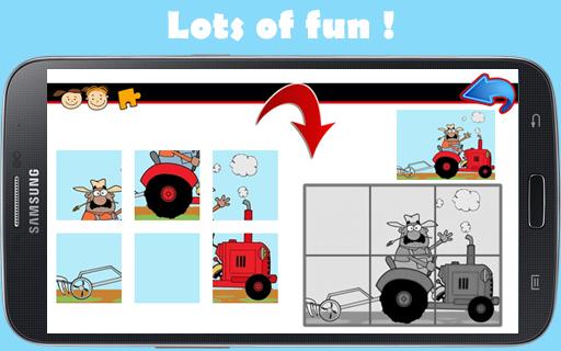 【免費教育App】兒童拼圖拖拉機-APP點子