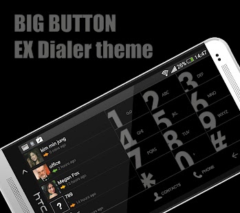 How to install BIG button EXDialer theme 1.3 mod apk for bluestacks