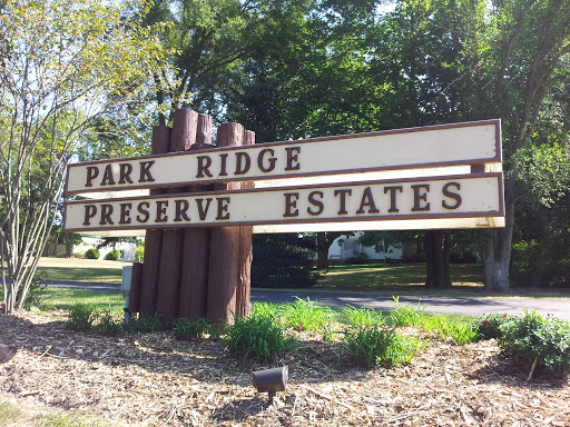 Park Ridge Preserve Entrance