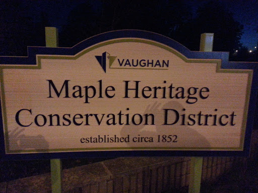 Maple Hertiage Conservation District