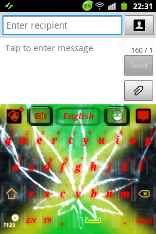 Exotic Weed Keyboard