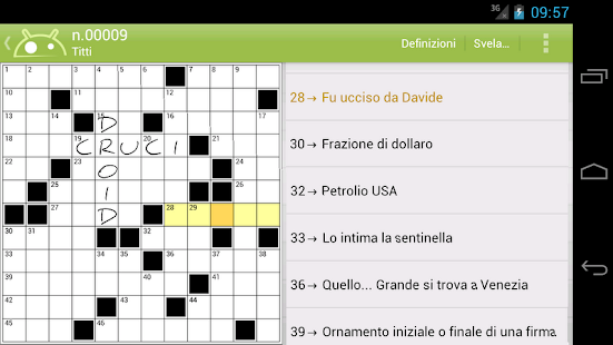 Crucidroid italian crosswords  