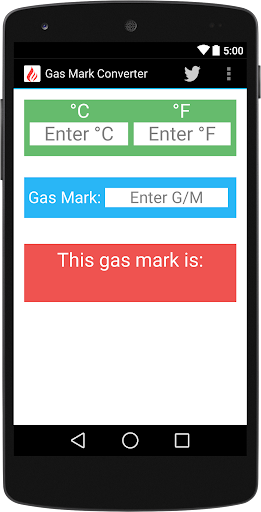 Gas Mark Converter