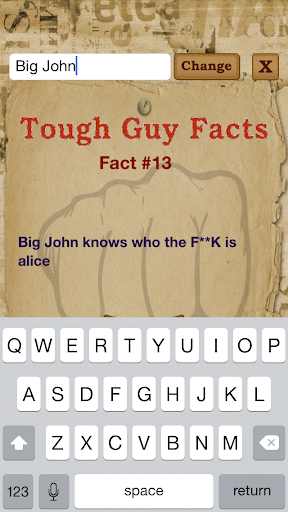 【免費娛樂App】Tough Guy Facts : 2000+ jokes-APP點子