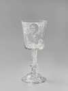 Goblet with a man holding a jug