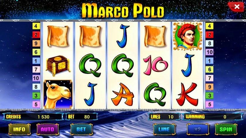 Marco Polo Deluxe slot Screen 1