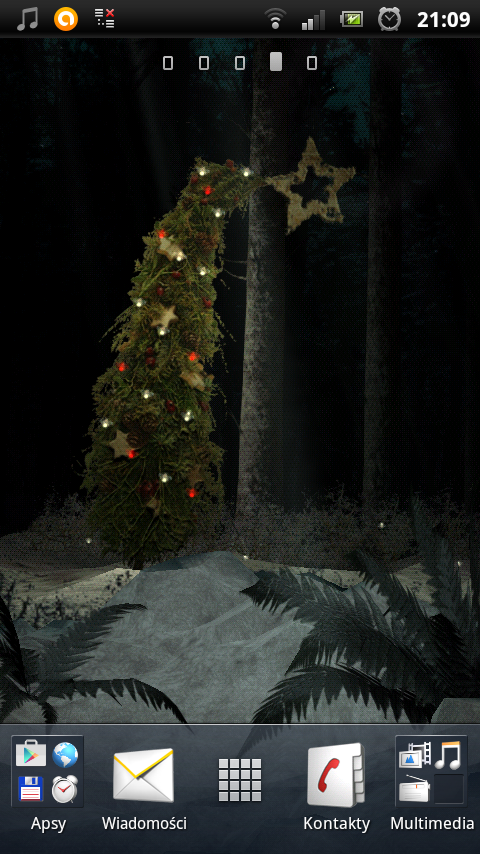 Android application Dark Forest 3D HD LWP screenshort