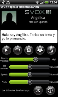 SVOX Mexican Angelica Voice