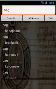 Afrikaans Sesotho Dictionary Screenshots 8