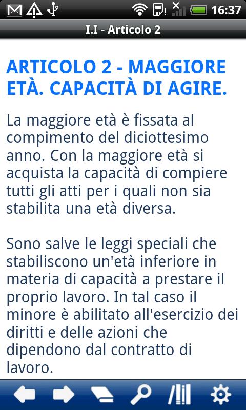 Italian Civil Code Screen 3
