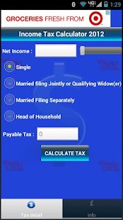 Taxation USA : Income Tax Calc Screenshots 1