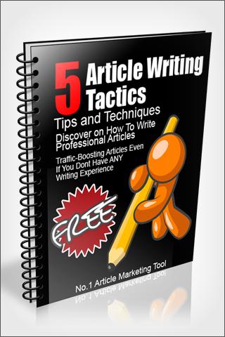 【免費書籍App】5 Article Writing Tactics-APP點子