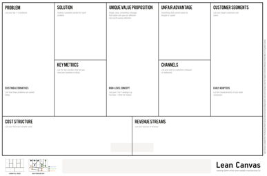 business plan template for startup pdf