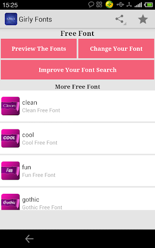 Fonts for FlipFont Girly