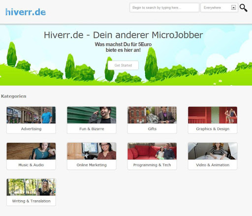 hiverr.de der verrückte Markt