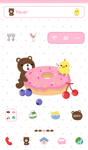 bear chick dodol theme