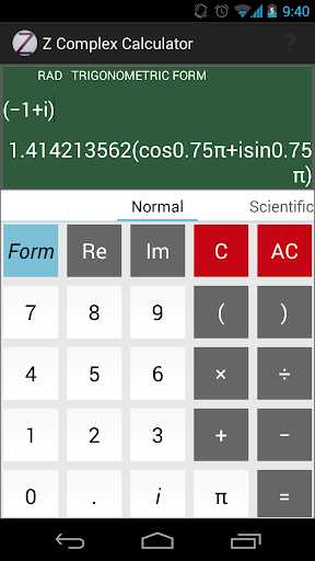 Z Complex Calculator