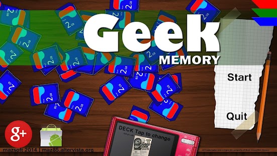 Geek Memory Screenshots 0