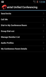 airtel Unified Conferencing Screenshots 1