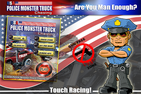 免費下載賽車遊戲APP|USA Police Monster truck app開箱文|APP開箱王