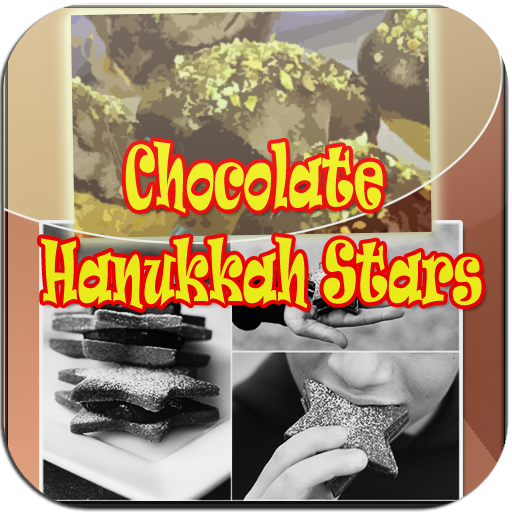 Chocolate Hanukkah Stars LOGO-APP點子