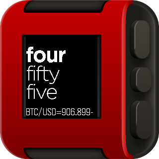 Pebble TextWatch Plus Screen 3