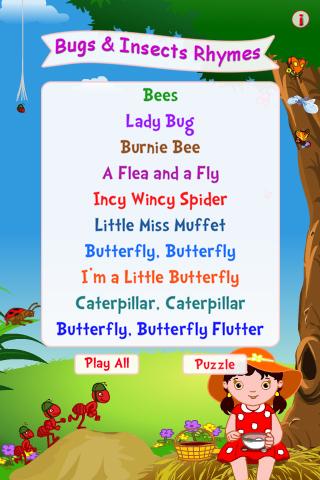 Bugs Insects Rhymes