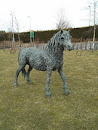 Metal Horse Sculpture